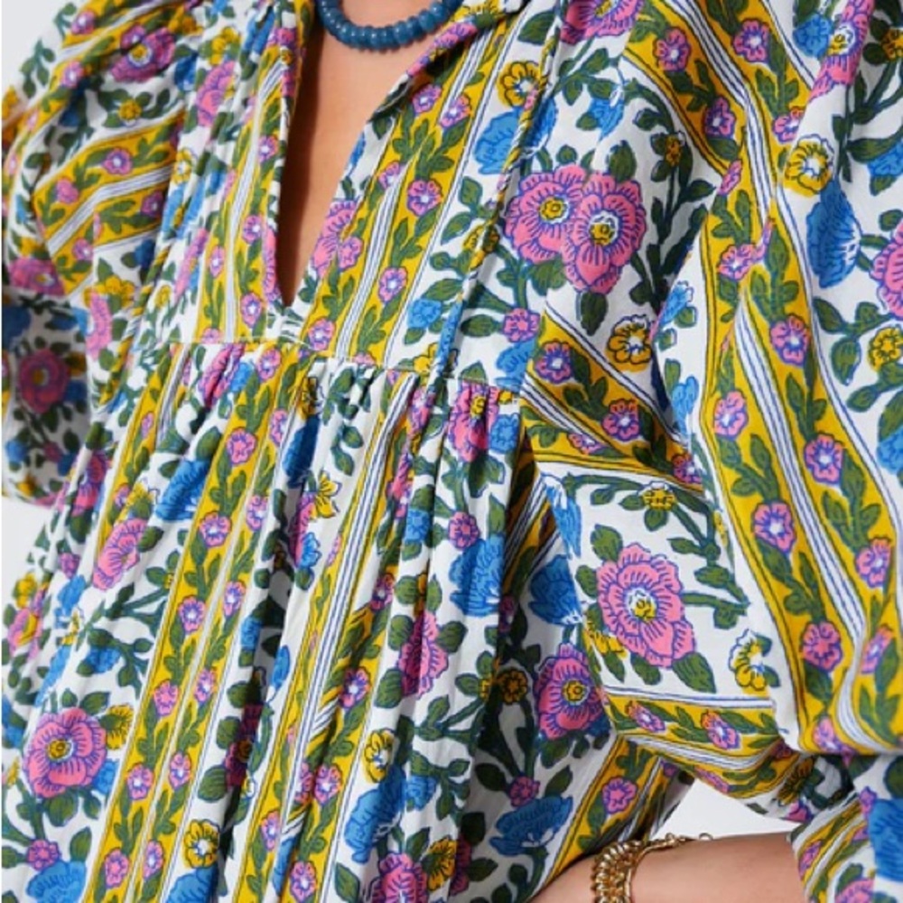 Mille Alain Stripe Daisy Dress - Picture 8 of 9